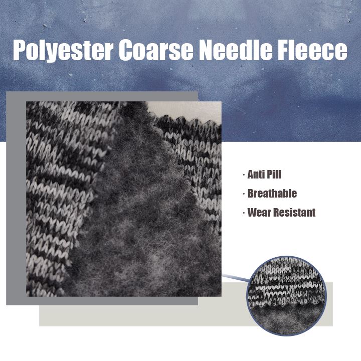Polyester Coarse Needle Knitted Fabric