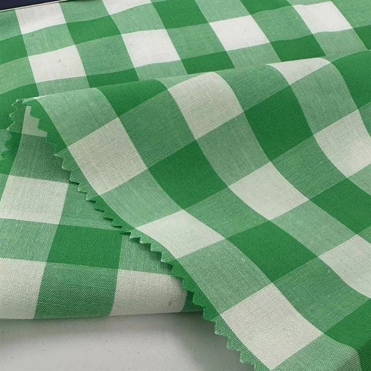 40S*40S Yarn Dyed Plaid Cotton Fabric
