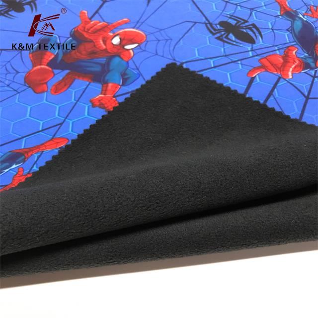 100D TPU poli softshell tkanina s potiskom iz mikrovlaken