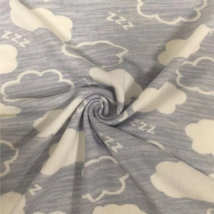 Elastic Watermark Single-sided Brushing Fabric For Clothing