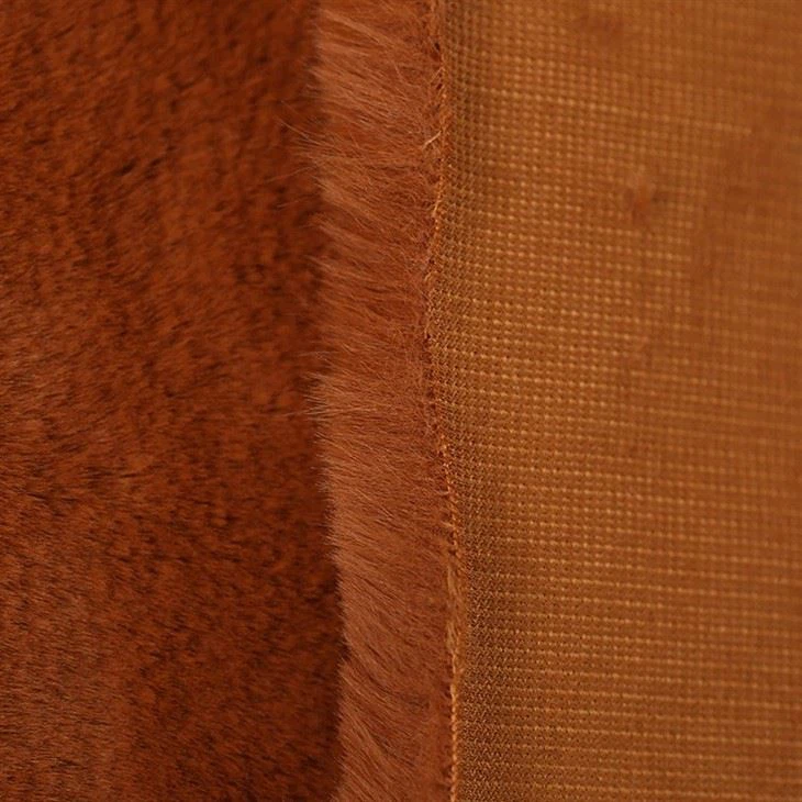 Hot Sale Factory 100% Polyester Large Rabbit Fur Fleece Fabric For Garment/Collar/ Home Textiles/Blankets In Winter